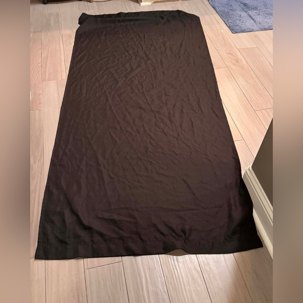 Mainstays Black sheer curtain